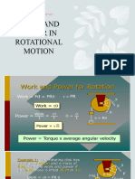 Work and Power in Rotational Motion