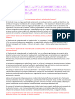 Reflexiona Sobre La Evolución Historica de Los Derechos Humanos y Su Importancia en La Convivencia Social