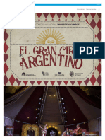 EL Gran Circo Argentino Programa de Mano