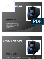 BASICS of UPS - Seminar Presentation