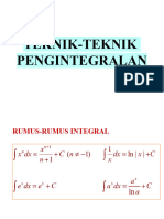 14 Teknik Pengintegralan