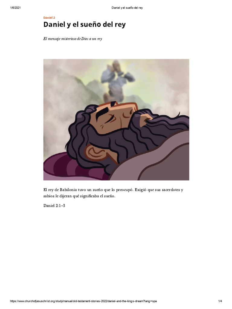 Daniel y el sueño del rey | PDF