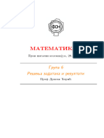 Matematika 1: Grupa 6 Rexea Zadataka I Rezultati