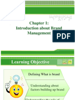 Chapter 1 Introduction About Brand Management