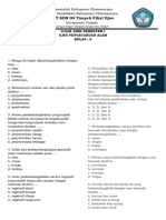 UPT - SDN 04 Timpeh Filial Djao: Ujian Ahir Semester I Ilmu Pengetahuan Alam Kelas: 6