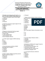 UPT - SDN 04 Timpeh Filial Djao: Ujian Ahir Semester I Ilmu Pengetahuan Sosial Kelas: 6