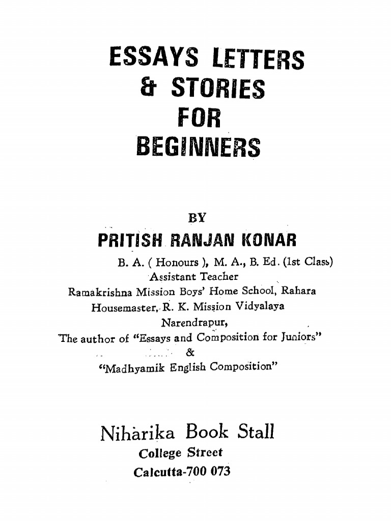 English Letters and Stories For Beginners | PDF