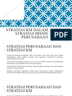 Strategi KM Dalam Strategi Bisnis Perusahaan