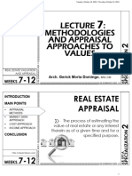 l7 MT Methodologies Appraisal Approaches To Values