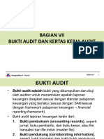 Bagian Vii - Bukti Audit Dan Kertas Kerja Audit