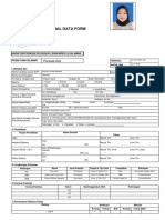 Audy Dental Personal Data Form - Fauziah Noviani Hamapia