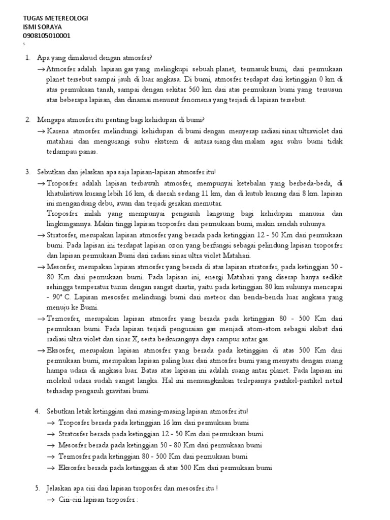 Apa Yang Dimaksud Dengan Atmosfer PDF Apa Yang Dimaksud Dengan Atmosfer PDF