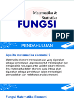 Pertemuan 1 Fungsi