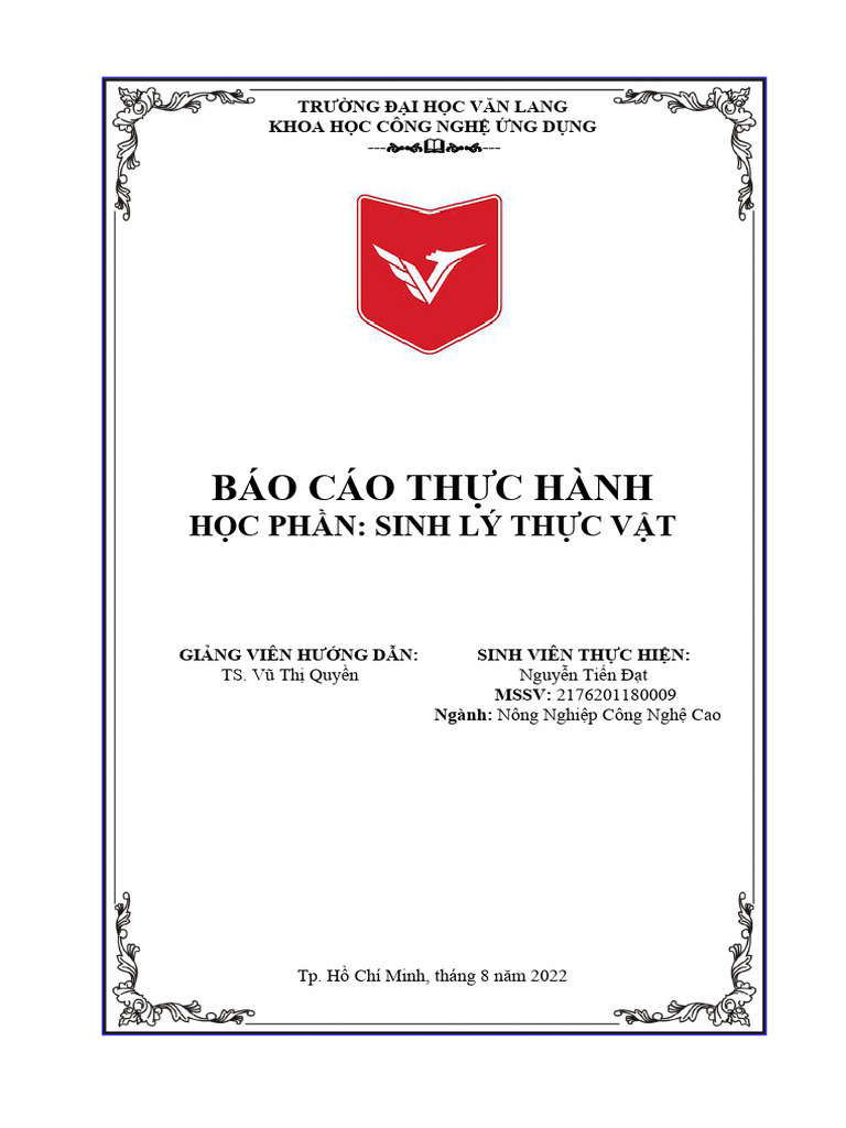 THÍ NGHIỆM QUAN SÁT CO NGUYÊN SINH TRONG TẾ BÀO THỰC VẬT DƯỚI KÍNH HIỂN VI