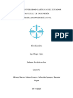 Informe de Visita A Obra Orizzonte Departamentos