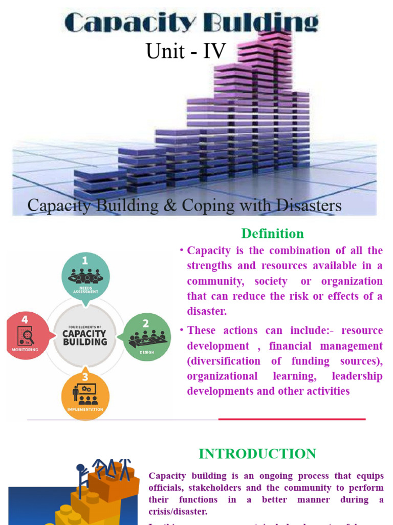 Capacity Building and Coping With Disasters | PDF | Disaster Risk ...