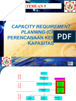 Pertemuan 9: Capacity Requirement Planning (CRP)