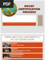 NCCAP Certification Process