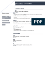 CV Gamal Terbaru 2 PDF