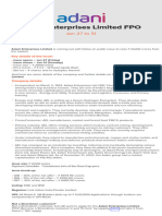 Adani Enterprises Limited IPO PDF