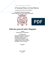 Singapur - Trabajo Sobre La Economía de Singapur - UNMSM