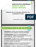 3° AULA CONSTRUÇÕES RURAIS Agregados e Aglomerantes