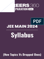 JEE Main 2024 - Syllabus Updated 1