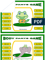 Body Parts Game Frog