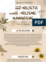 Konsep Holistic Care Holisme, Humanisme