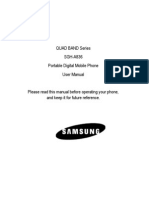 SGH-A836 Samsung Portable Digital Phone User Manual