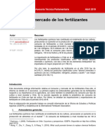 Consumo y Mercado de Los Fertilizantes