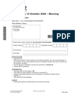 h431 02 Nov 2020 QP Ocr A Level Business