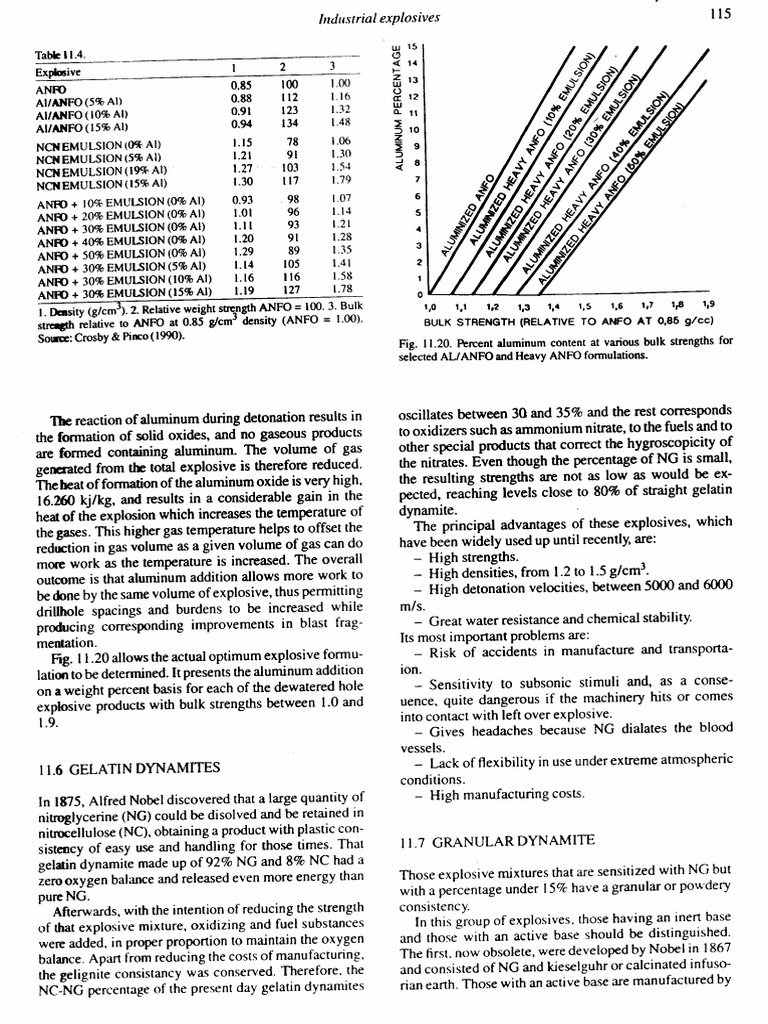 Explosive Formulations and Properties | PDF | Chemical Substances | Nature