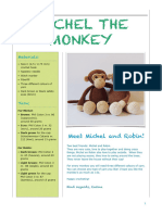 Crochetpattern Michel The Monkey