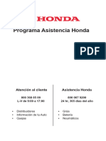 Asistencia Honda