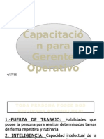 Capacitacion Del Gerente Operativo