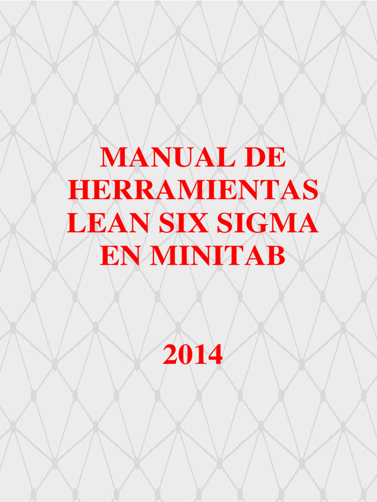 Manual de Uso del Minitab_2014 PDF Six Sigma Archivo de computadora