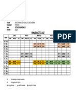 Horario de Clase Unsch