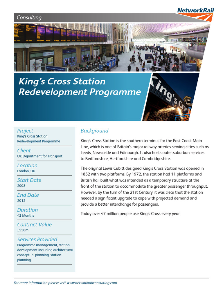Kings Cross Station | PDF | Sustainable Transport | Land Transport