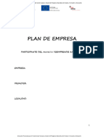 Modelo Plan de Empresa