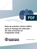 GPC para El Manejo de Infeccion de Vias Urinarias en Trasplante Renal466
