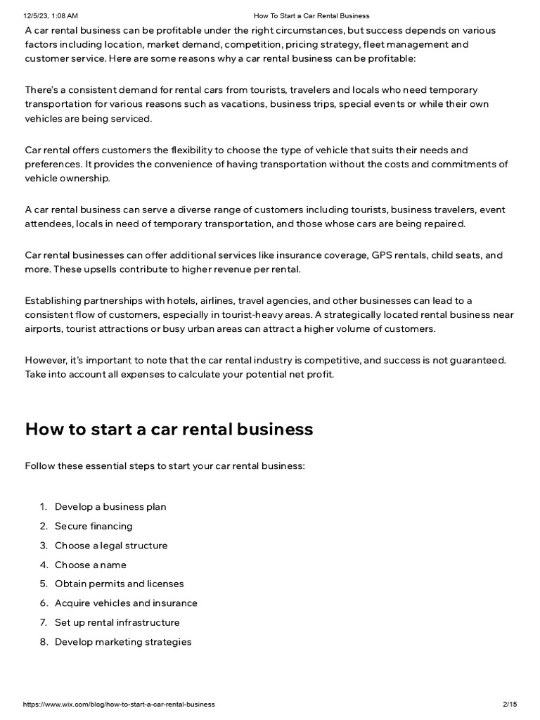 National Car Rental Customer Facility Charge