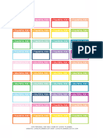PDF Thankful For Planner Stickers - Rainbow - by Lovely Planner