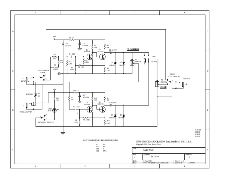 electroharmonixdoublemuffschematic PDF