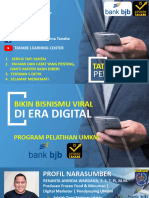Materi Pelatihan Digital Marketing SUDIN PPKUKM Jakarta Selatan