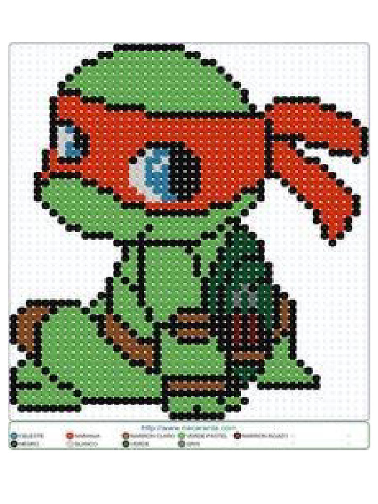 Tortuga Ninja Hama Beads | PDF