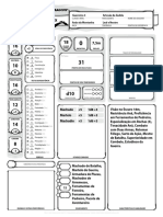 D&D 5E - Ficha Editável - Guerreiro 3