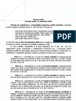 Proces Verbal Soluționare Contestații La Barem Concurs NS 16 Noiembrie 2023