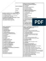 Plan General de Contabilidad Tabla Numérica