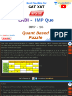 DPP 16 - Quant Based Puzzles - 30 Sept - For Students